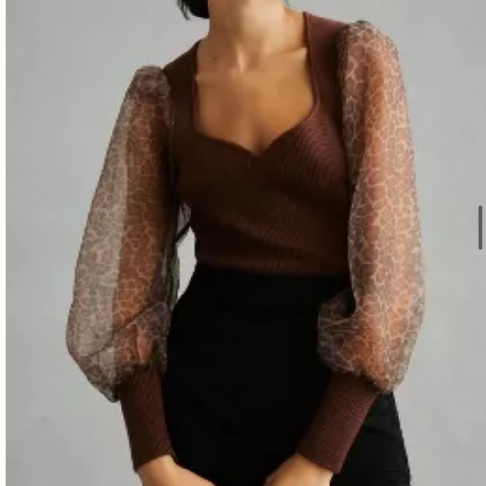 Anthropologie long sleeve shirt